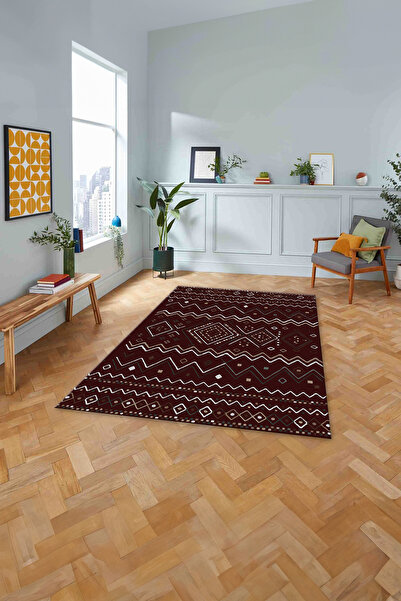 Napoli Home Printed Scandinavian Pattern Ethnic Washable Non-Slip Runner Kitchen Living Room Carpet