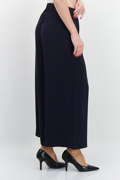 French Connection Women Solid Pull On Trouser Pants,dark Navy Blue