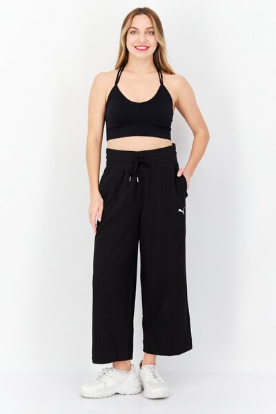 Puma Women Sportswear Fit Drawstring Training Track Pants, Black