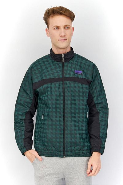 adidas Men Sportswear Fit RYV Track Jacket, Green and Black