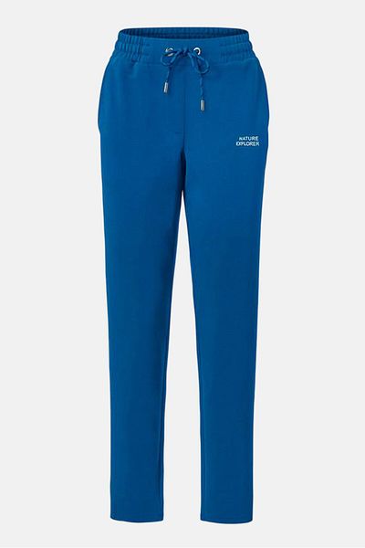 Tchibo Women Regular Fit Plain Jogger Sweatpants, Light Blue