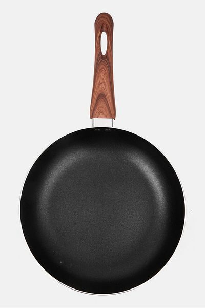 Elle Decor Non Stick Frypan 24 Cm, Black