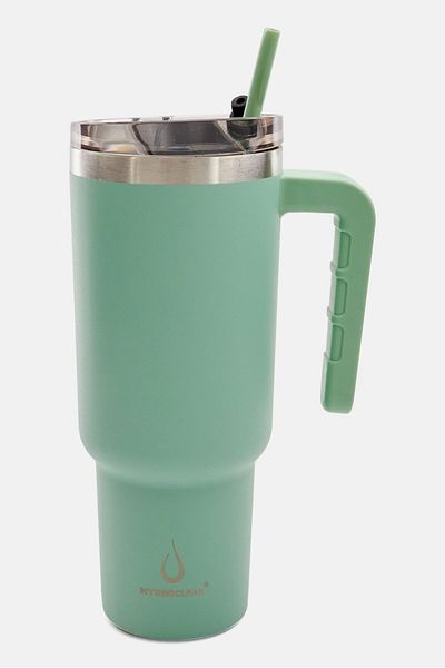 Hydroclear Stainless Steel Tumbler Bottle 1L, Green