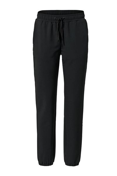 Tchibo Women Solid Softshell Jogger Pants, Black