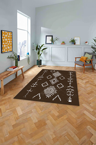 Napoli Home Τυπωμένο σκανδιναβικό έθνικ μοντέρνο χαλί που πλένεται αντιολισθητικό χαλί κουζίνας και σαλονιού