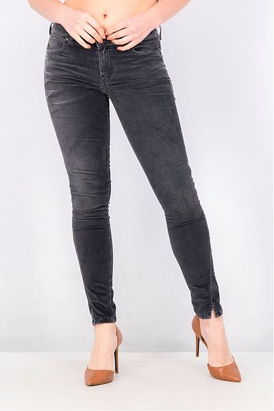 Diesel Women Slim Fit Low Waist Pants, Black