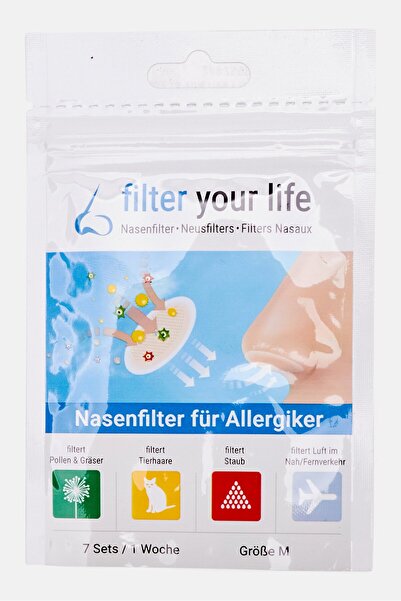 First Defense Nasal Screens 7 قطع فلتر أنف، أبيض