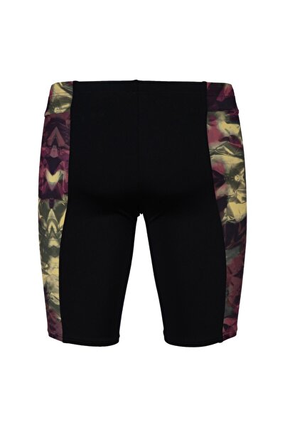 ARENA MEN'S ARENA HERO CAMO SWIM JAMMER BLACK RED  FANDANGO MULTI