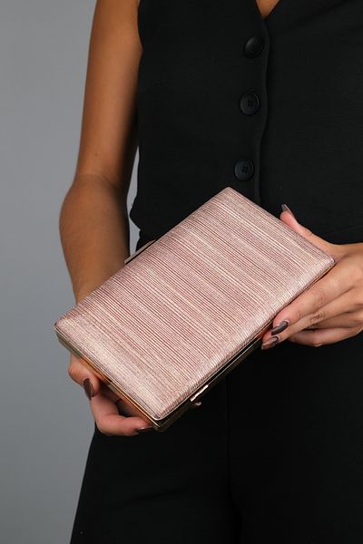 LuviShoes Yadaya Rose Striped Women's Evening Dress Bag