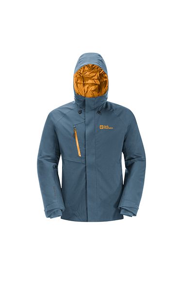Jack Wolfskin Ανδρικό παλτό Navy Blue Troposphere Ins 1115321 -c0412