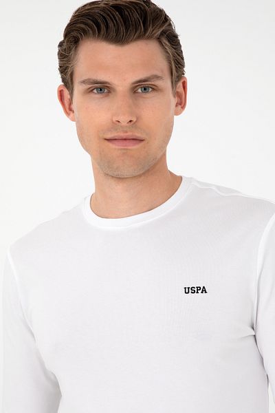 U.S. Polo Assn. Ανδρικό λευκό φούτερ Basic 50298246 -vr013