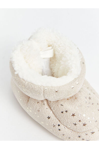 LC Waikiki LCW Desenli Pelüş Kız Bebek Ev Botu