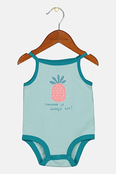 Carter's Toddlers Girl Graphic Sleeveless Bodysuit, Light Blue
