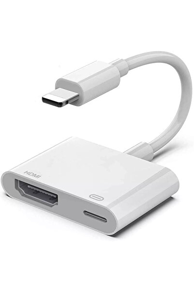 Apera İPhone Lightning Uyumlu Hdmi Dönüşüm Kablosu Adaptörü 8 Pin Yüksek Hızlı Dijital Tv Av Tak-çalıştır