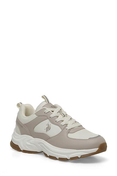 U.S. Polo Assn. يو اس بولو اسن حذاء رياضي نسائي باللون البيج