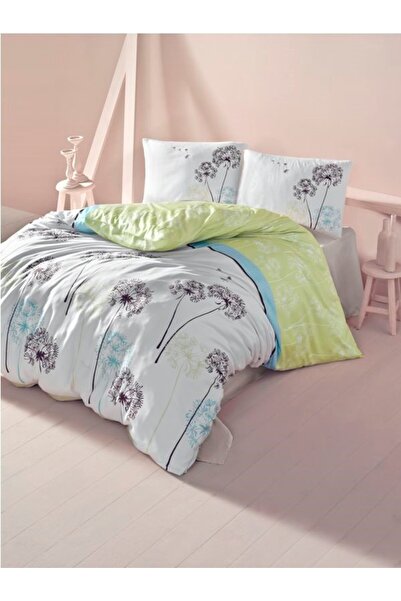 Komfort Home Single Ranforce Duvet Cover Set (Suna Green)