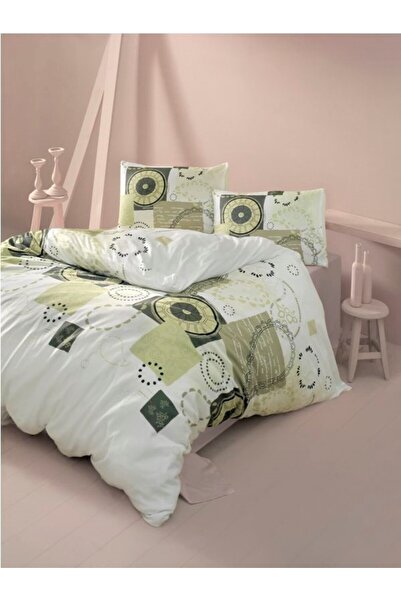 Komfort Home طقم غطاء لحاف Ranforce فردي (SILA GREEN)