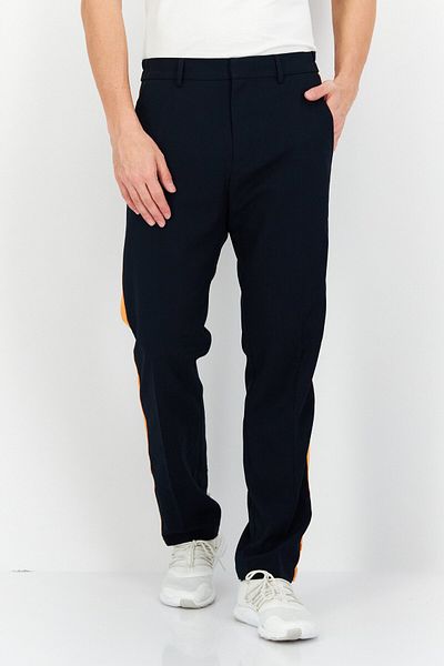 Esprit Men Straight Fit Textured Jogger Pants, Navy