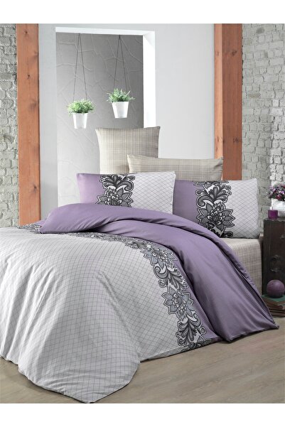 Komfort Home طقم غطاء لحاف مزدوج من القطن (SAHRA)