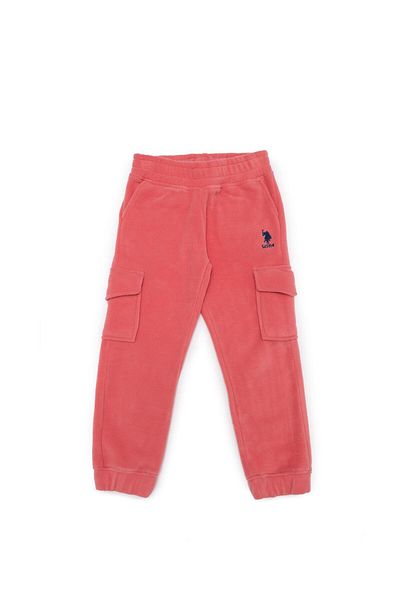 U.S. Polo Assn. Pantaloni roșii tricotati pentru fete