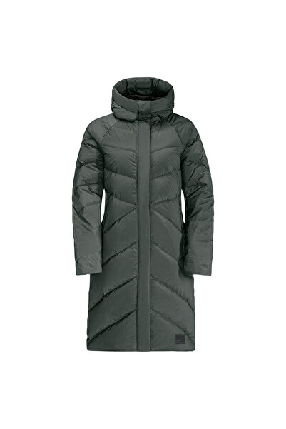 Jack Wolfskin Marienplatz Coat Kadın Yeşil Outdoor Ceketi