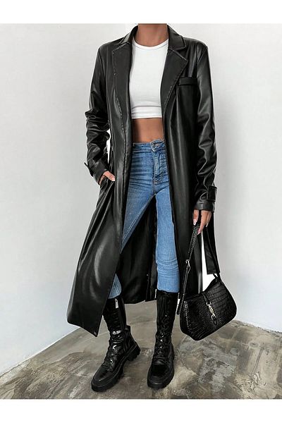 SEVOS Steel Grace Trench Coat