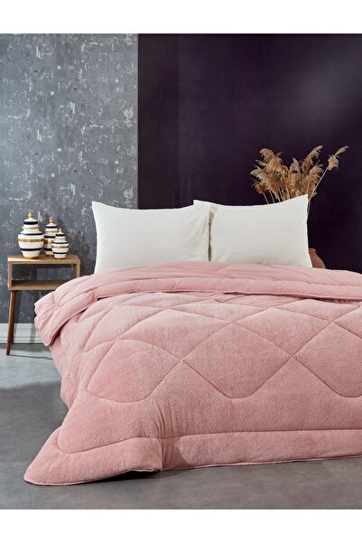 Komfort Home Battal Size Welsoft Quilt Double Sided / Powder 215X235 cm