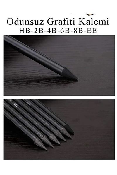 Limmy 6-Piece Woodless Charcoal Pencil Set - Artistic Sketch and Charcoal