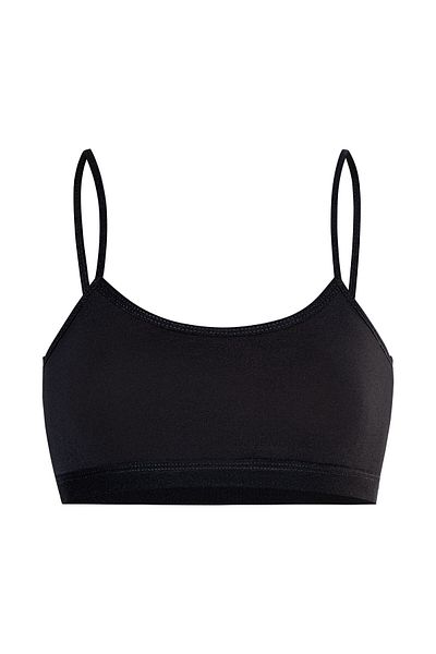 ÖZKAN underwear Özkan 42324 - Памучен гъвкав и удобен сутиен за тренировки с тънки презрамки от трикотажни трико за момичета