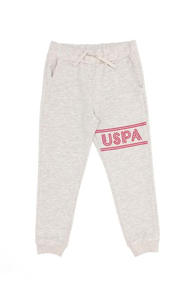 U.S. Polo Assn. Φούτερ για κορίτσια με ελαστικό πόδι Navy Blue