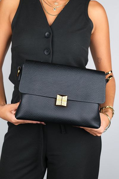 LuviShoes Geantă de umăr pentru femei HİLLS neagră