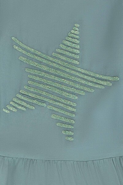 U.S. Polo Assn. Kız Çocuk Mint Uzun Kol Dokuma Elbise 50273514-VR090