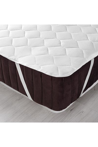 Komfort Home Quilted Corner Elastic Liquid Proof Mattress Protector Mattress Cover - All Sizes
