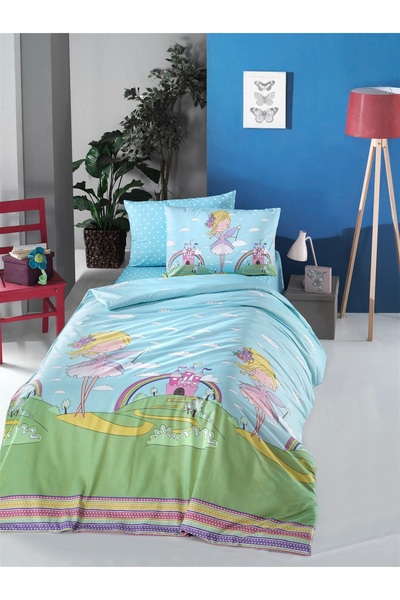 Komfort Home طقم غطاء لحاف جونيور رانفورس (الجنية)