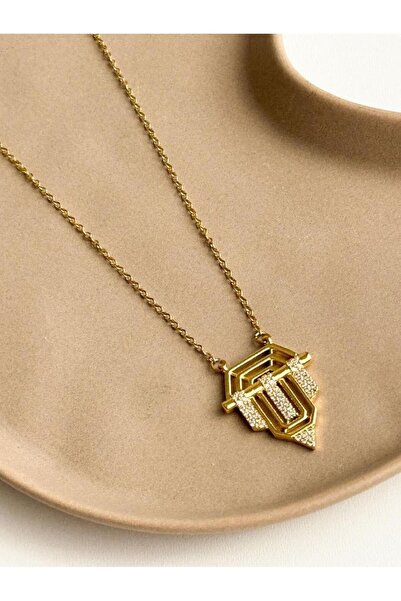 Koprinaco Steel Gold Serenay Necklace (46 cm)