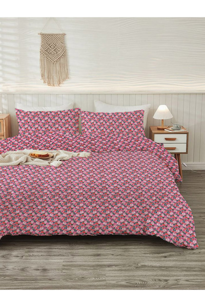 Evmila Модерен комплект спално бельо с принт 200x220 cm 2 броя 50x70 cm