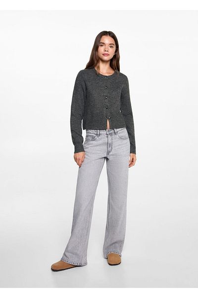 Mango Teen Buttoned Knitwear Cardigan