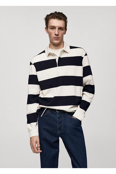 MANGO Man POLO NECK TEE --