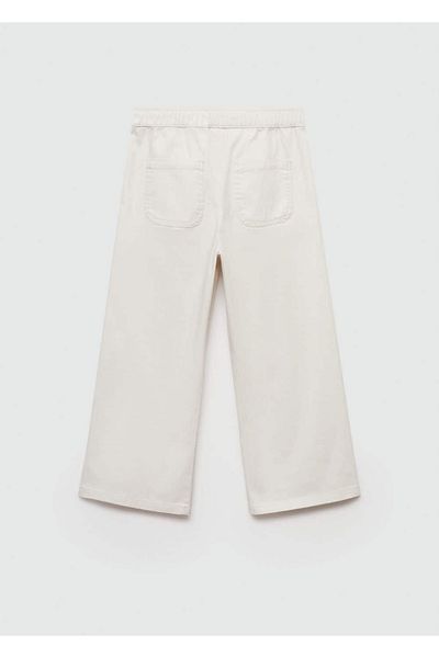 MANGO Kids Pleated culotte pants