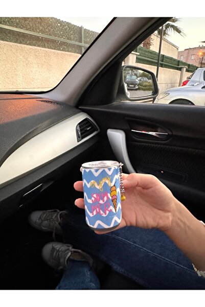 OTOMOGARAJ ıslak mendil teneke içecek kutusunda ıslak mendil kutulu 30lu mavi enjoy summer