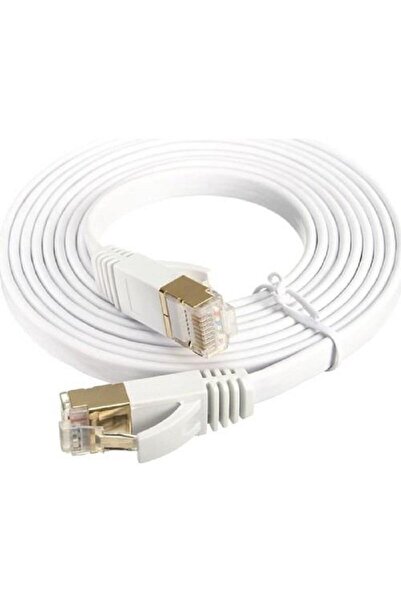 Ancheyn Cat7 Ethernet Rj45 Modem Internet Kablosu Flat 5 Metre 10gbps 600mhz 4259