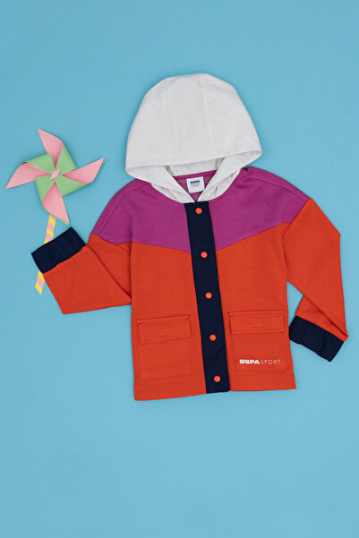 U.S. Polo Assn. Момичешка виолетова блуза 50272641-VR037