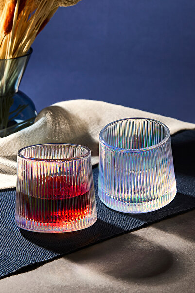 Perotti Mose Luster 2-Piece Japanese Style Whiskey Soft Drink Glass - 360 Degree, 160ml