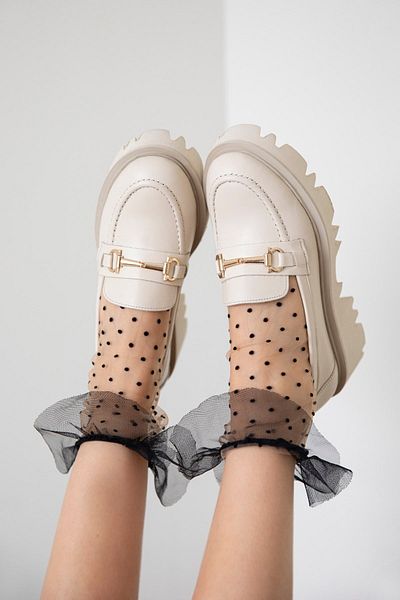 STRASWANS Pantofi mocasin din piele naturală pentru femei Ravi, în interior și în exterior, bej