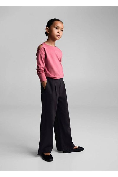 MANGO Kids Zerrissenes Langarm-T-Shirt