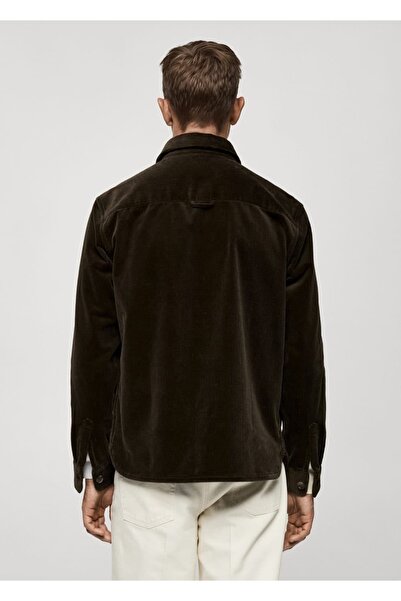 MANGO Man Cepli fitilli kadife gömlek ceket