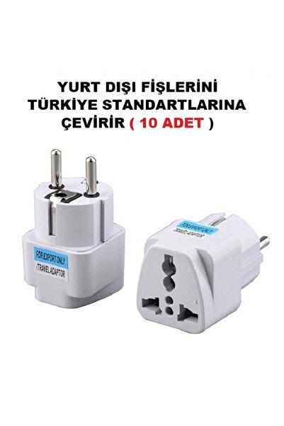 Derwell Priz Çevirici Dönüştürücü Amerikan İngiliz Çin Japonya Tipi Fişleri A...