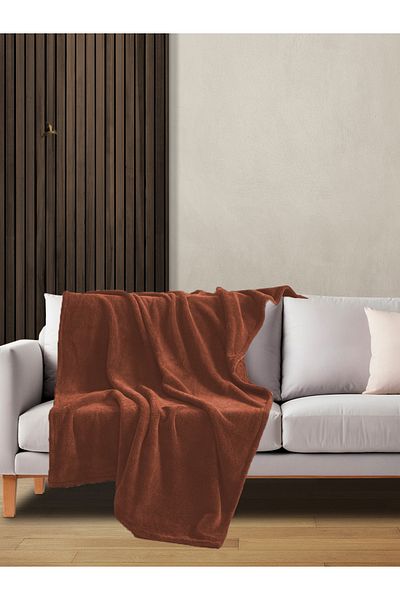 Mulberry Tile Wellsoft Double TV Blanket Bedspread 200x220