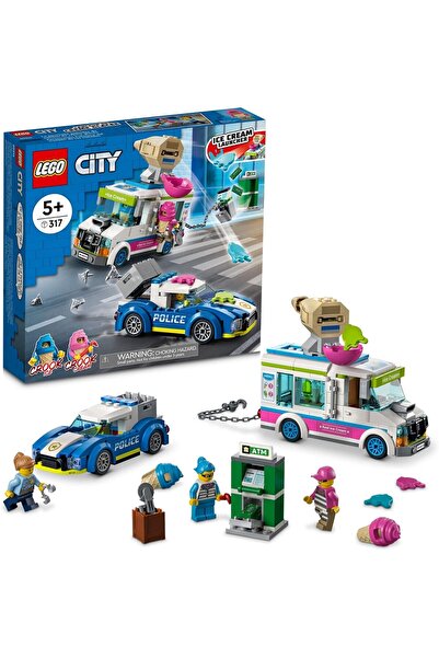 starnewstore City Dondurma Kamyonu Polis Takibi 60314-5 Yaş ve Üzeri Çocuklar...