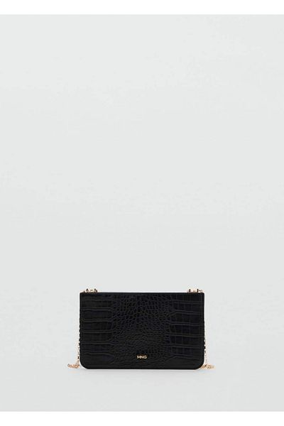 MANGO Woman Kettenbrieftasche mit Logo